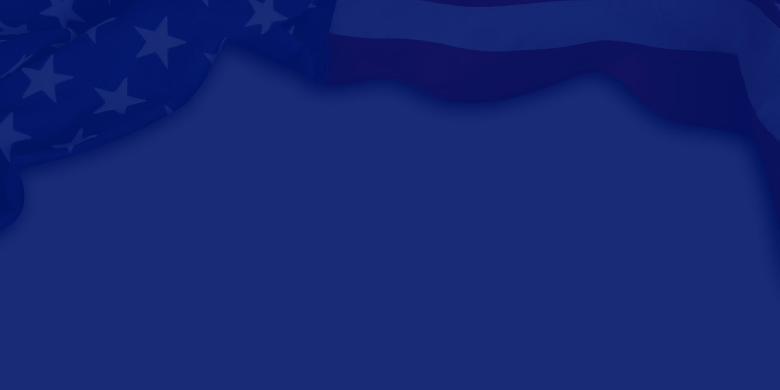 American Flag and Blue Overlay